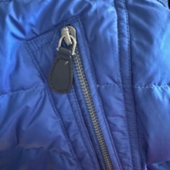 BURBERRY BRIT DALESBURY Blue Quilted Down Puffer Jacket size XL - Picture 9 of 13